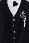 ARCHIVIO J.M.Ribot 24 Autumn and Winter Double-sided vest Italy Unisex AJM-GL01/NR/PL-0 Black